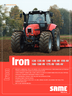 Tractoare 4WD SAME Iron 175 Hi-Line DCR