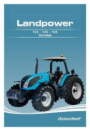 Tractoare 4WD Landini Landpower 165 Techno