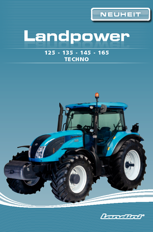 Tractoare 4WD Landini Landpower 165 Techno