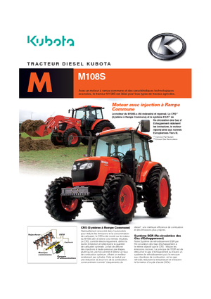 Tractoare 4WD Kubota M 108 S