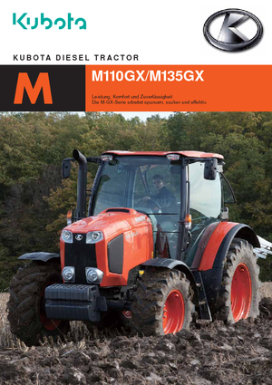Tractoare 4WD Kubota M 110 GX