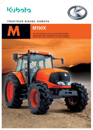 Tractoare 4WD Kubota M 130 X