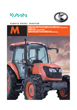 Tractoare 4WD Kubota M 8540
