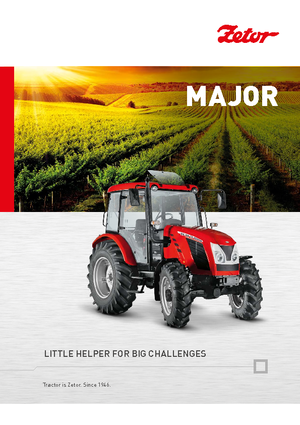 Tractoare 4WD Zetor Major 80