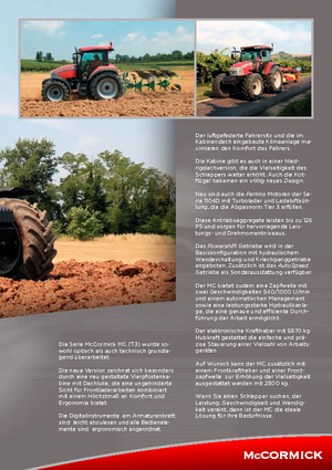 Tractoare 4WD McCormick MC 130