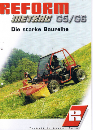 Tractoare 4WD Reform Werke Metrac G 6