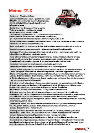 Tractoare 4WD Reform Werke Metrac G 5 X