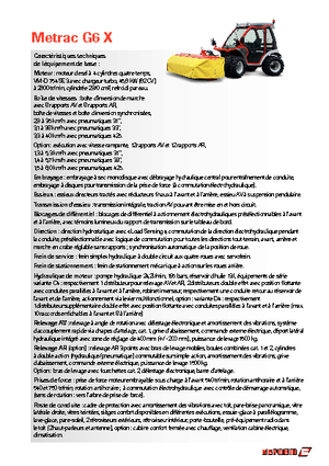 Tractoare 4WD Reform Werke Metrac G 6 X