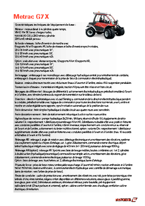 Tractoare 4WD Reform Werke Metrac G 7 X