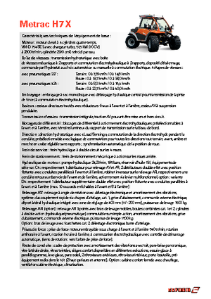 Tractoare 4WD Reform Werke Metrac H 7 X