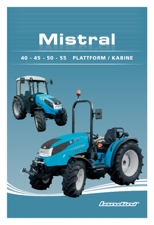 Tractoare 4WD Landini Mistral 50