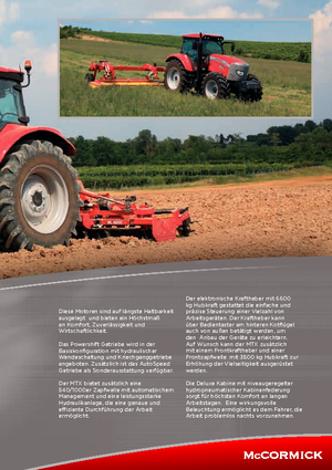 Tractoare 4WD McCormick MTX 120