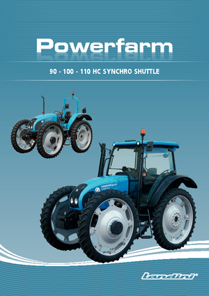Tractoare 4WD Landini Powerfarm 100 HC