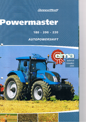 Tractoare 4WD Landini Powermaster 180