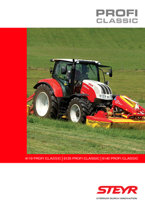 Tractoare 4WD Steyr 6125 Profi Classic Profi