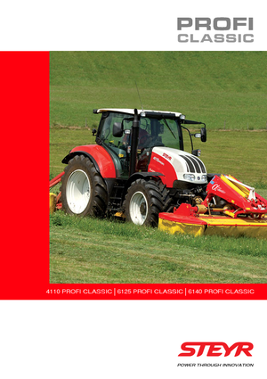 Tractoare 4WD Steyr 6125 Profi Classic Profi