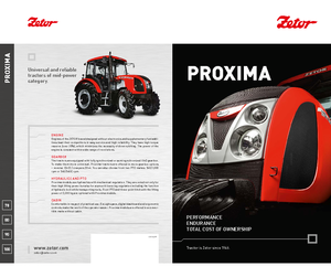 Tractoare 4WD Zetor Proxima 70 EKO