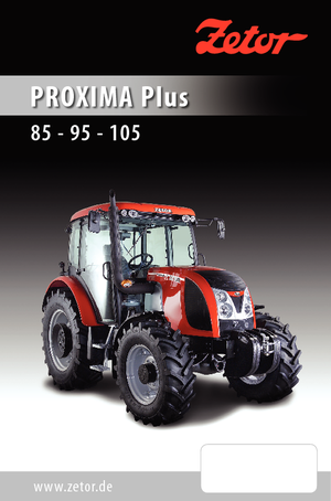 Tractoare 4WD Zetor Proxima Plus 85