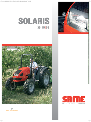 Tractoare 4WD SAME Solaris 45