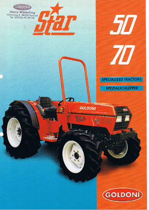 Tractoare 4WD Goldoni Star 70