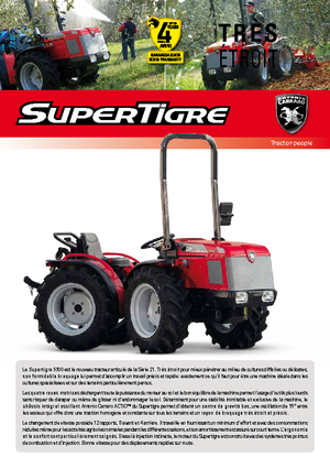 Tractoare 4WD Carraro Supertigre 5500