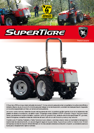 Tractoare 4WD Carraro Supertigre 5500