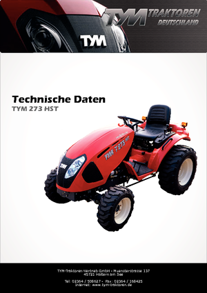 Tractoare 4WD TYM T273