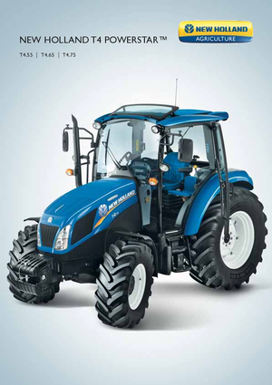 Tractoare 4WD New Holland T 4.55 Powerstar (100)