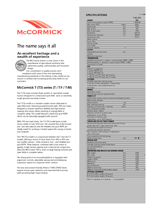 Tractoare 4WD McCormick T 80 Max RPS