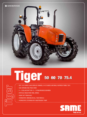 Tractoare 4WD SAME Tiger 75