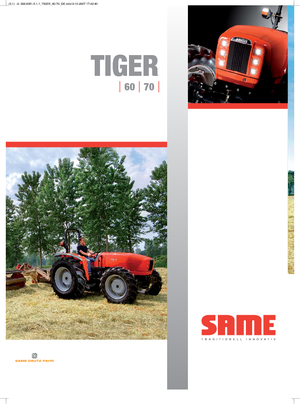 Tractoare 4WD SAME Tiger 65
