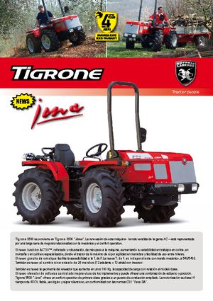 Tractoare 4WD Carraro Tigrone 5500