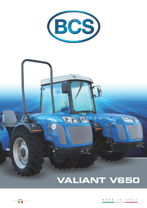 Tractoare 4WD BCS Valiant V650 RS