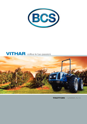 Tractoare 4WD BCS Vithar 850 RS