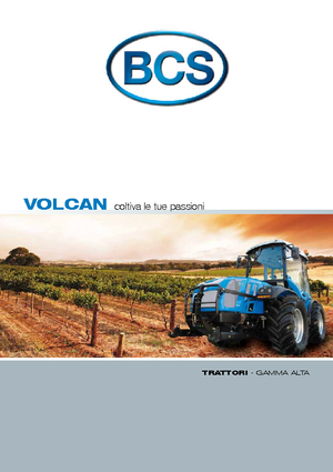 Tractoare 4WD BCS Volcan 750 Ds