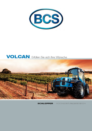 Tractoare 4WD BCS Volcan 750 Ds