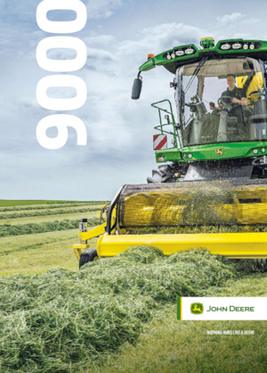 Combine de recoltat furaje 4-WD John Deere 9500