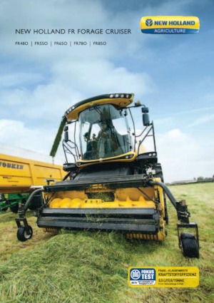 Combine de recoltat furaje 4-WD New Holland FR 550