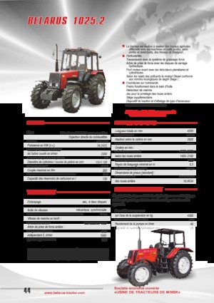 Tractoare 4WD Belarus 1025.2