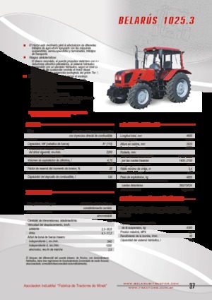 Tractoare 4WD Belarus 1025.3