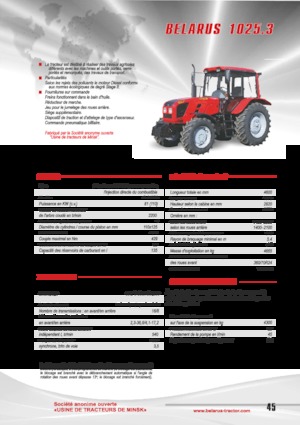 Tractoare 4WD Belarus 1025.3