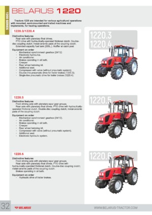 Tractoare 4WD Belarus 1220.3