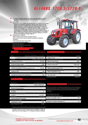 Tractoare 4WD Belarus 1220.3