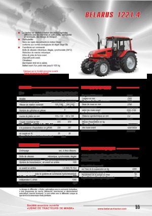 Tractoare 4WD Belarus 1221.4