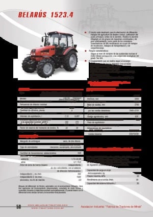 Tractoare 4WD Belarus 1523.4