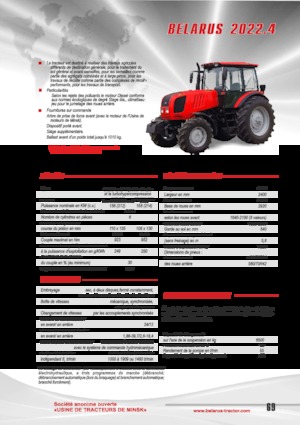Tractoare 4WD Belarus 2022.4