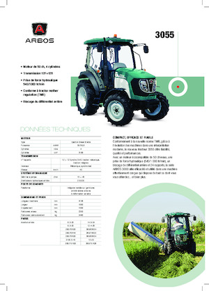 Tractoare 4WD Arbos 3055