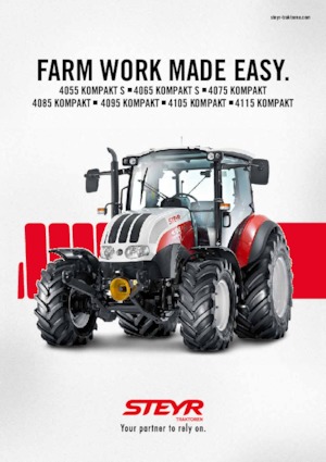 Tractoare 4WD Steyr 4075 Kompakt HILO