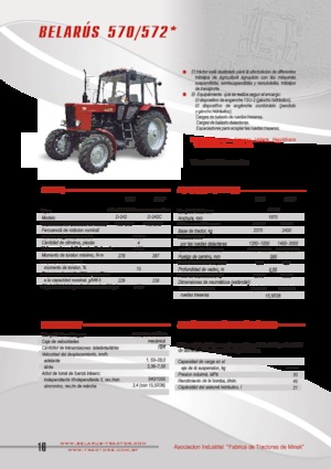 Tractoare 4WD Belarus 572