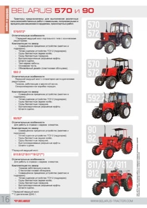 Tractoare 4WD Belarus 572